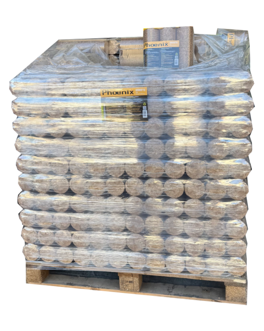 Buches densifiées - palette de 156 packs de 3 buches