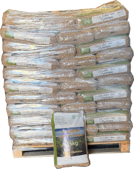 Le Pellet des Pyrénées - palette de 77 sacs